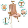 MM French Box Easel Extra Large Beech
