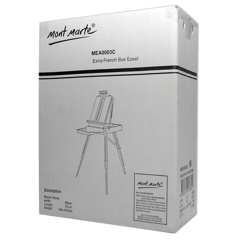 MM French Box Easel Extra Large Beech