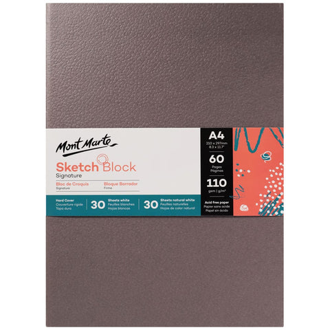 MM Sketch Block Hard Cover A4 60 Sheets