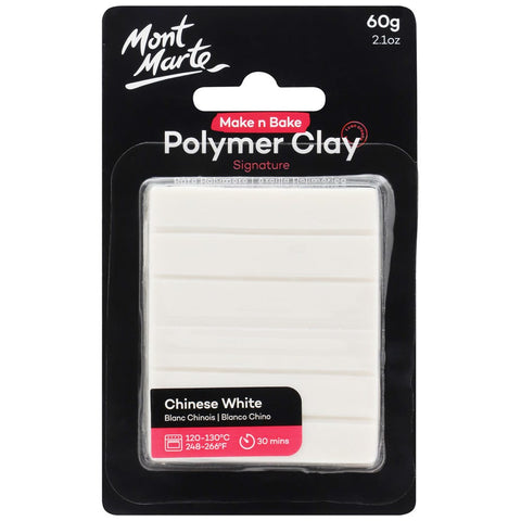 MM Make n Bake Polymer Clay 60g - Chinese White