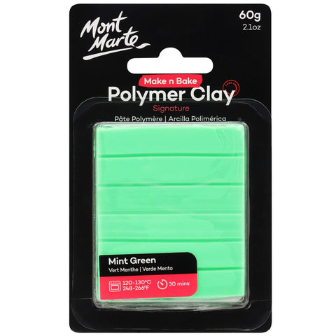 MM Make n Bake Polymer Clay 60g - Mint Green