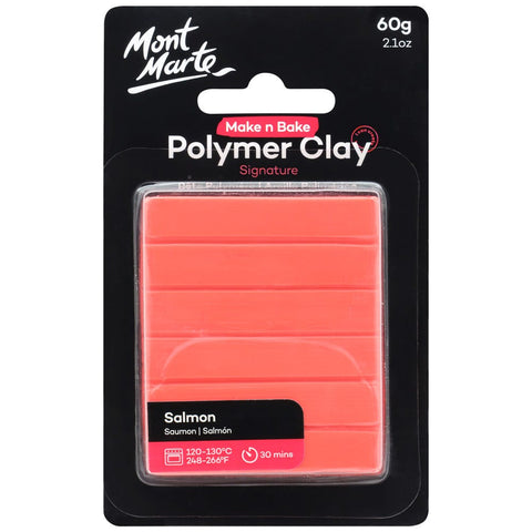 MM Make n Bake Polymer Clay 60g - Salmon