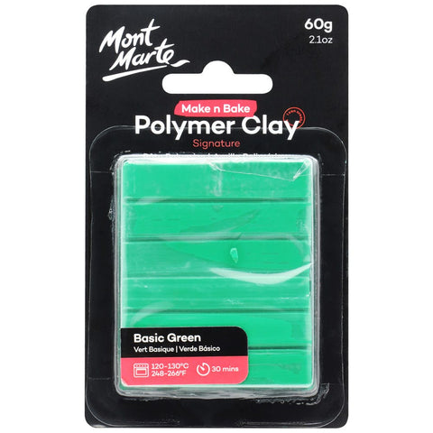 MM Make n Bake Polymer Clay 60g - Basic Green