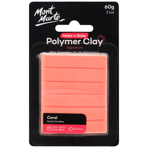 MM Make n Bake Polymer Clay 60g - Coral