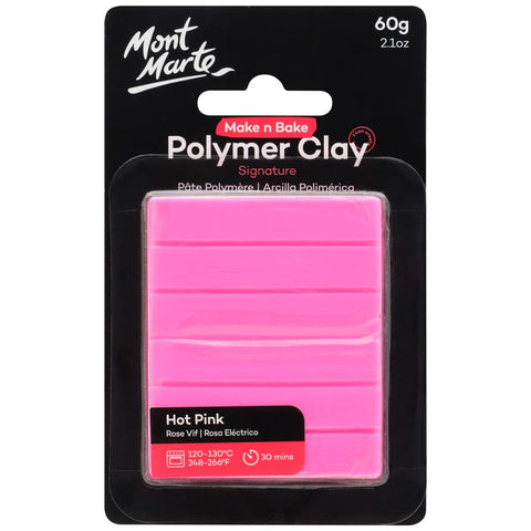 MM Make n Bake Polymer Clay 60g - Hot Pink