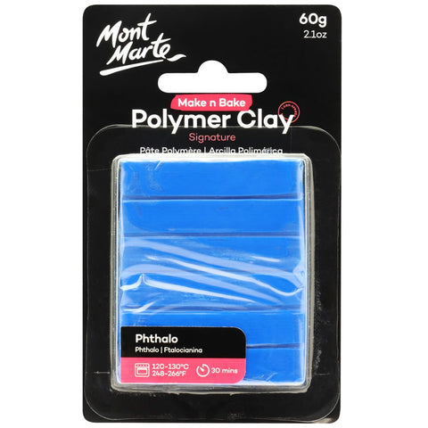MM Make n Bake Polymer Clay 60g - Phthalo