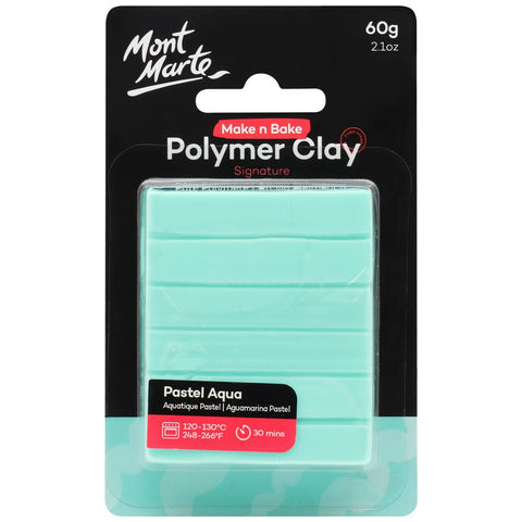 MM Make n Bake Polymer Clay 60g - Pastel Aqua