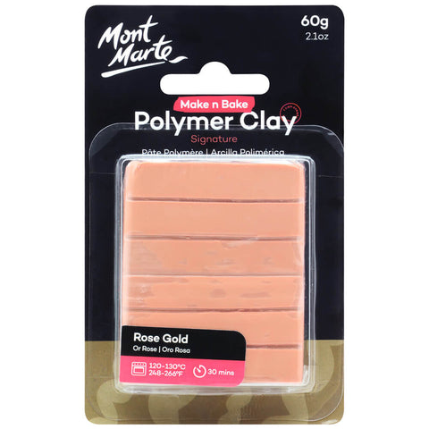 MM Make n Bake Polymer Clay 60g - Rose Gold