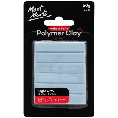 MM Make n Bake Polymer Clay 60g - Light Grey