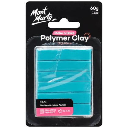 პოლიმერული თიხა (გამოსაწვავი) Make n Bake Polymer Clay 60g - Teal