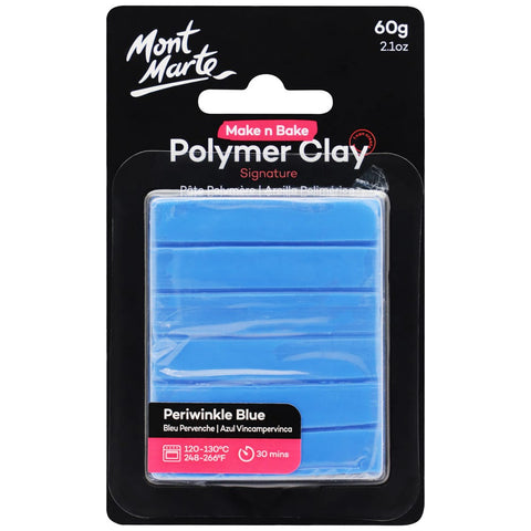 MM Make n Bake Polymer Clay 60g - Periwinkle Blue