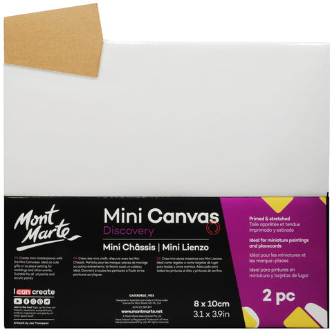 MM Mini Canvas 8x10cm 2pc
