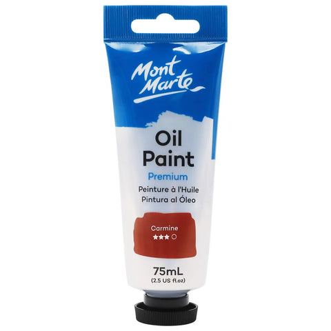 ზეთის საღებავი კარმინი 75 მლ - Oil Paint 75ml - Carmine