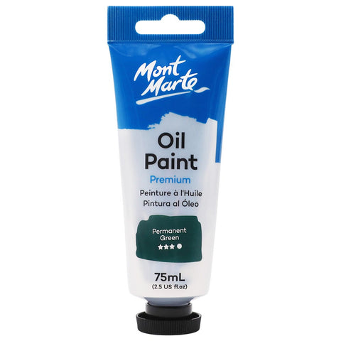 MM Oil Paint 75ml - Permanent Green
