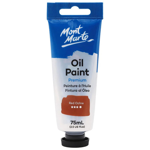 ზეთის საღებავი წითელი ოხრა 75 მლ - Oil Paint 75ml - Red Ochre