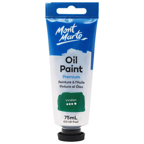 ზეთის საღებავი ვირიდიანის მწვანე 75 მლ - Oil Paint 75ml - Viridian