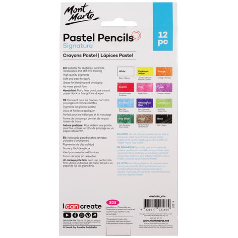 MM Pastel Pencils 12pc