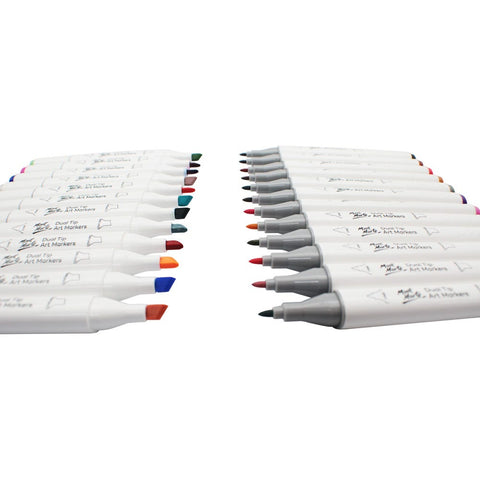 MM Dual Tip Art Markers 24pc