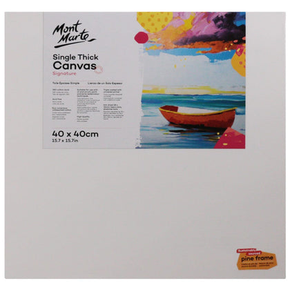 Грунтованный художественный холст на подрамнике MM Studio Canvas Pine Frame ST 40х40см