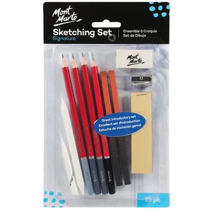 Set of sketches and sketches for beginners MM Sketch &amp; Draw Beginners 13pc 