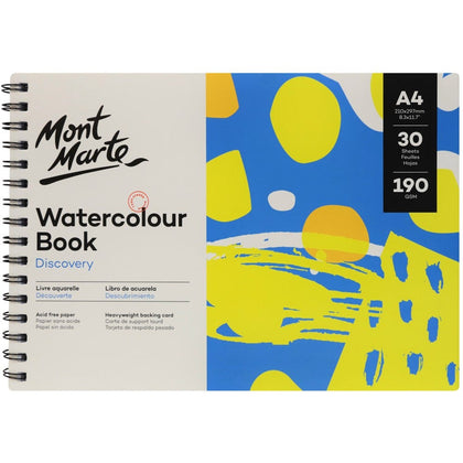 Watercolor drawing album (watercolor sheets) MM Watercolor Book 190gsm A4