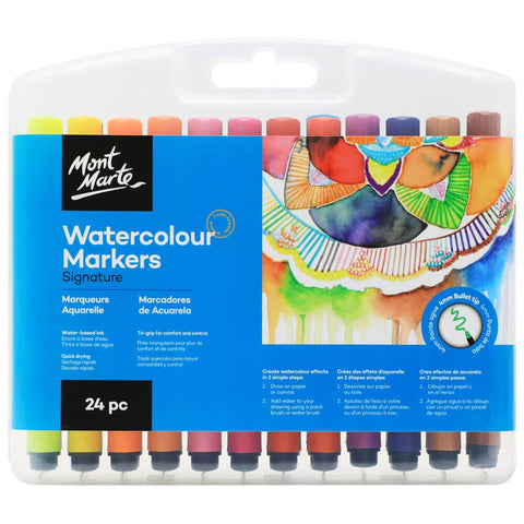 MM Colour Markers 24pc in case