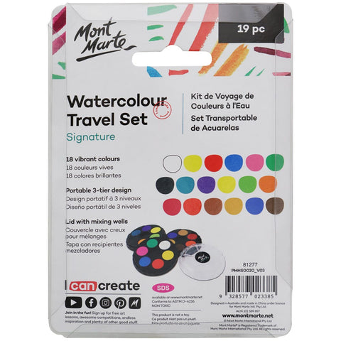 MM Watercolour Travel Set 18pc