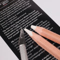 MM White Charcoal Pencils Lge Hex 2pc