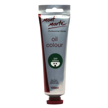 Oil paint 100ml MontMarte Oil Paint 100mls - Sap Green