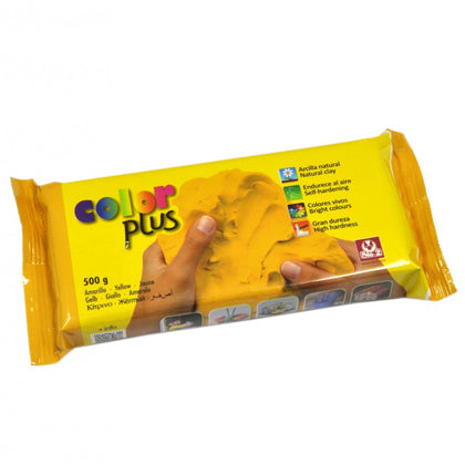 COLORPLUS Air Dry Clay 500g (Yellow) - SIO-2