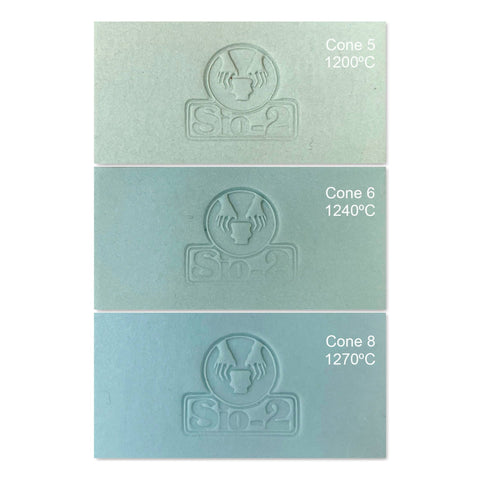 SIO - 2 LAGOON porcelana turquoise blue/ ფაიფური ფირუზისფერი ლურჯი (1200C° - 1240C° ) - LUMINO