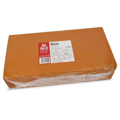 SIO - 2 MARTE 12kg/0 - 0.5გროგით/წითელი სკულპტურა 12კგ/ღუმელში გამოწვის დიაპაზონი1100 - 1260C° - LUMINO