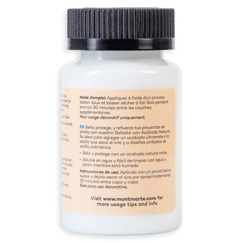 თიხის დამცავი ლაქი 120მლ (MontMarte) - LUMINO